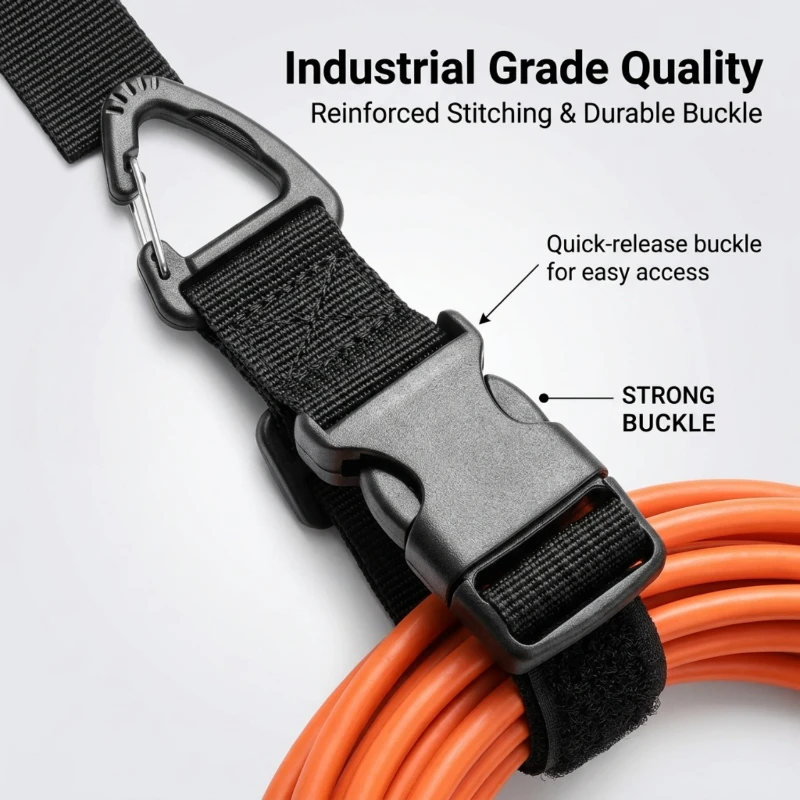 4本セットの調整可能なガーデンホース固定バンド。頑丈な延長コ - Heavy Equipment Bucket のレビューと価格